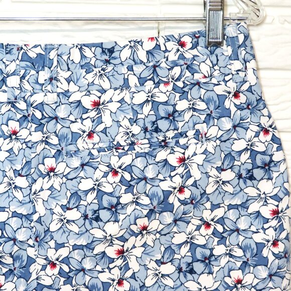 Khakis by GAP 3" Blue Floral Shorts Size 2 - Picture 4 of 5
